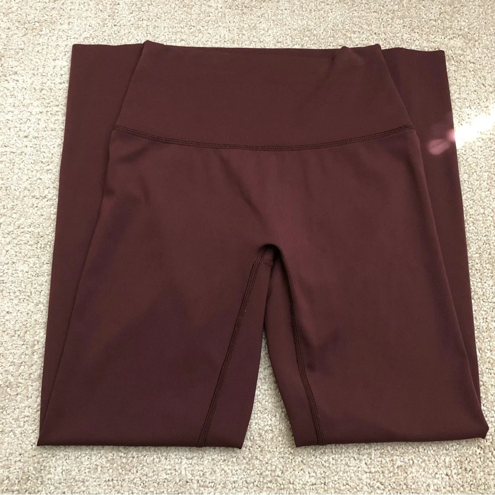 Aerie Offline Goals High Waisted Legging in Maplewood Red